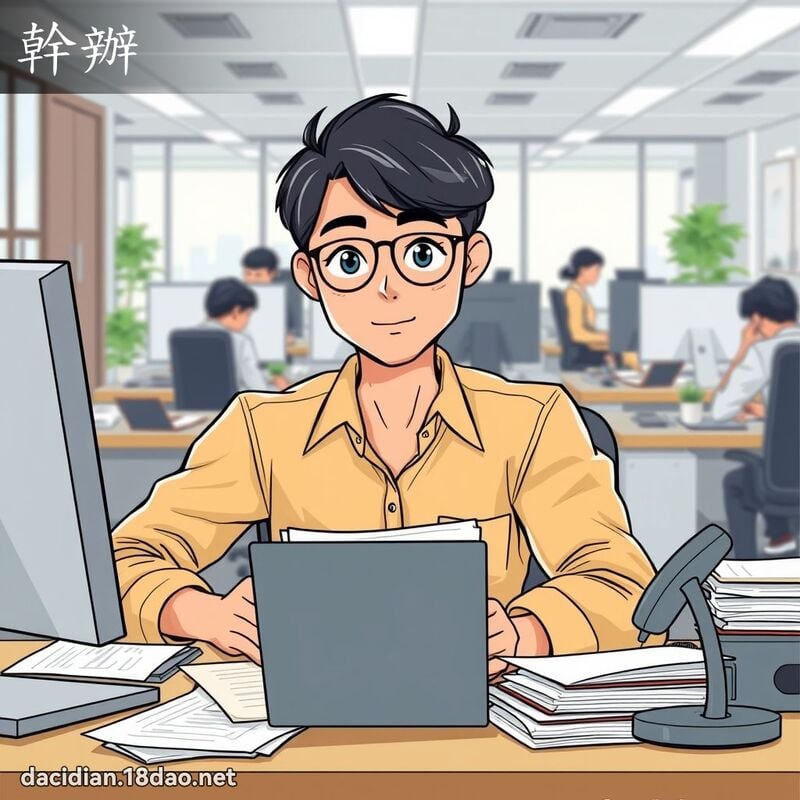 幹辦 - 國語大辭典配圖