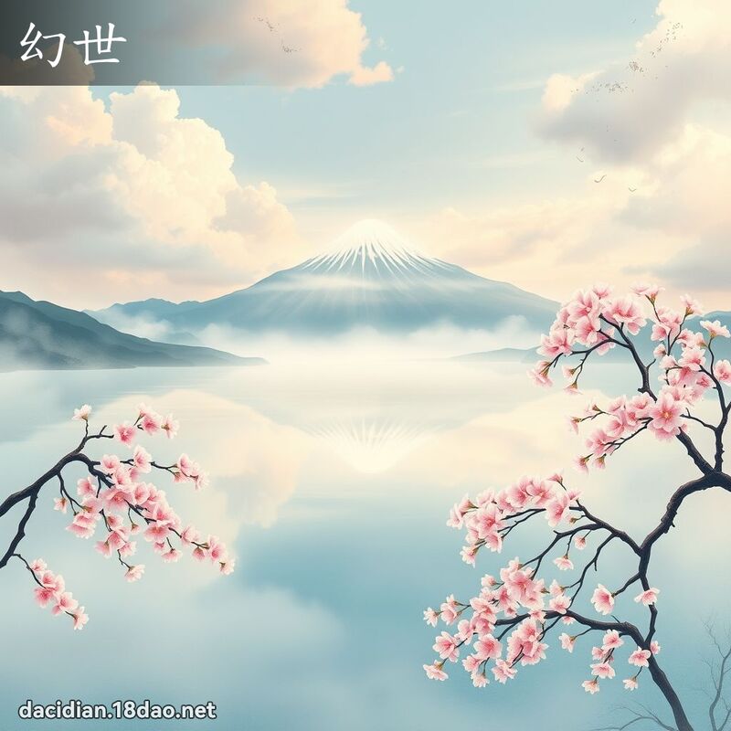 幻世 - 國語大辭典配圖
