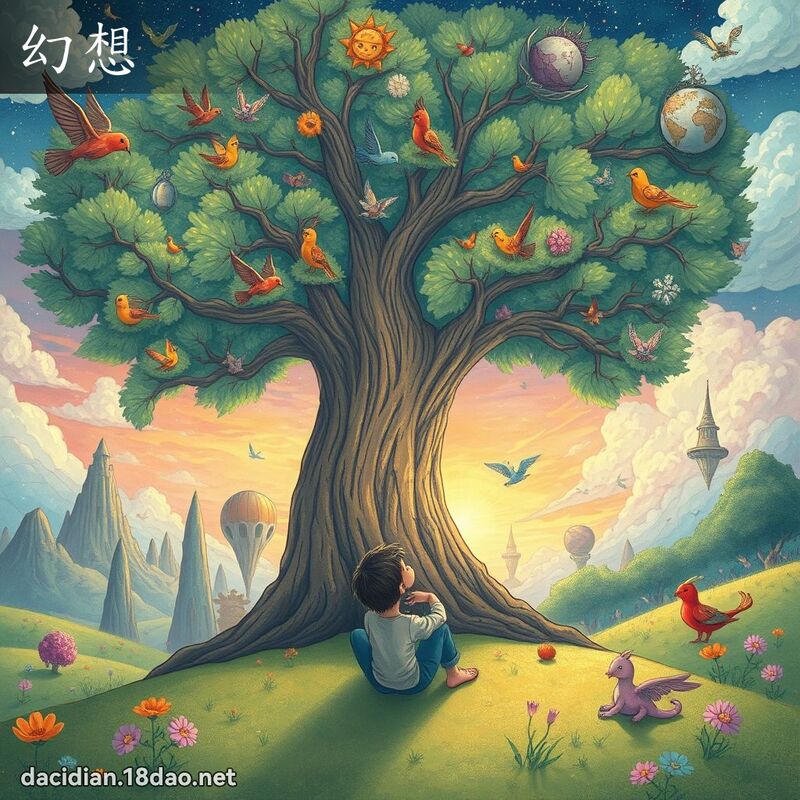 幻想 - 国语大辞典配图