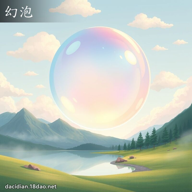 幻泡 - 國語大辭典配圖