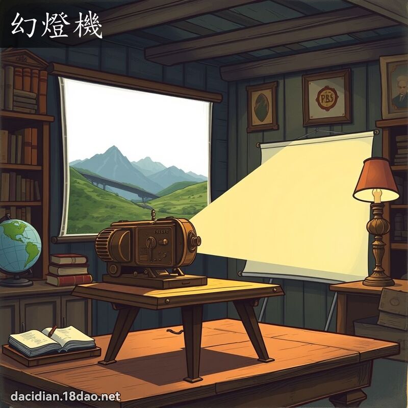 幻燈機 - 國語大辭典配圖