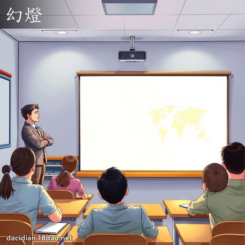幻燈 - 國語大辭典配圖