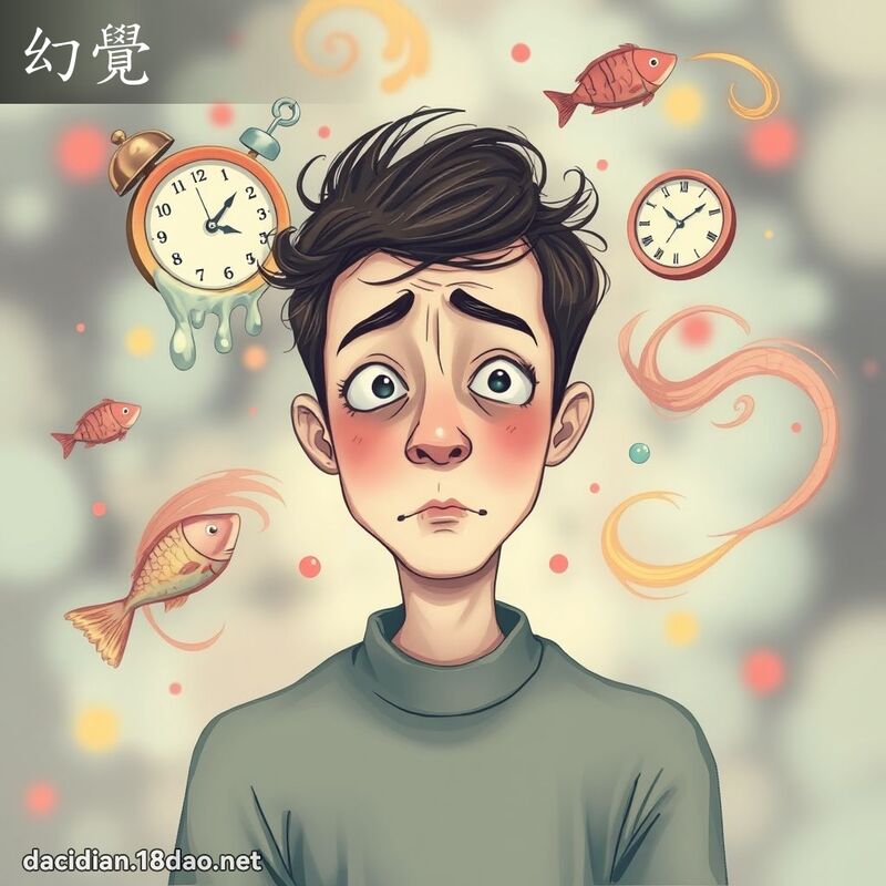 幻覺 - 國語大辭典配圖