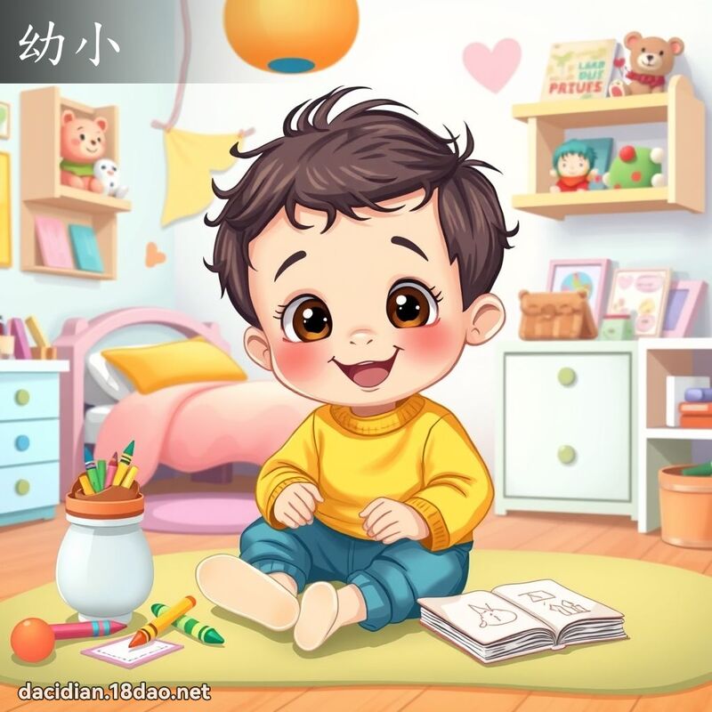 幼小 - 国语大辞典配图