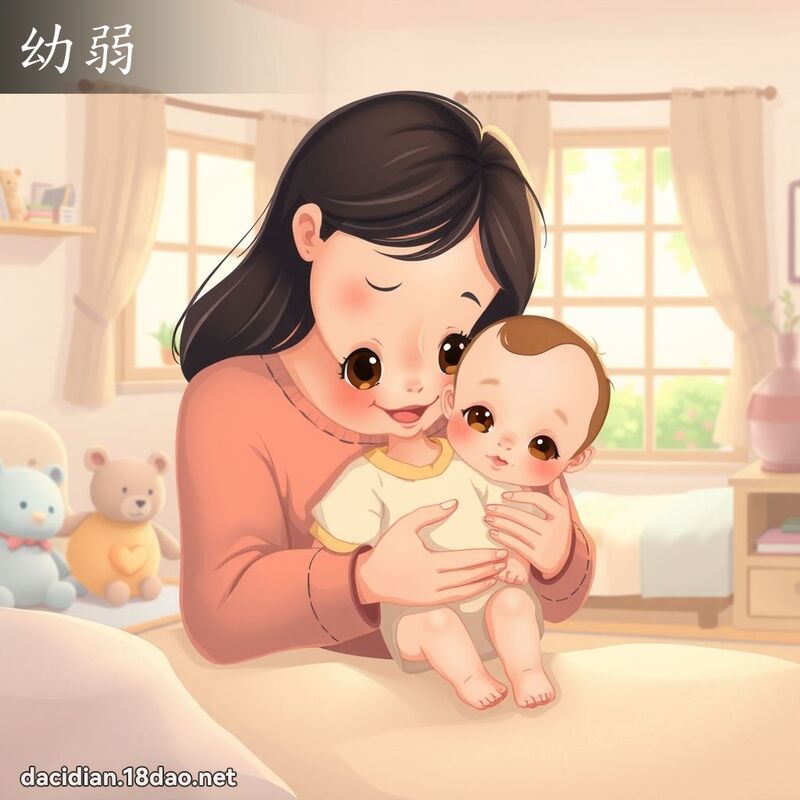 幼弱 - 国语大辞典配图