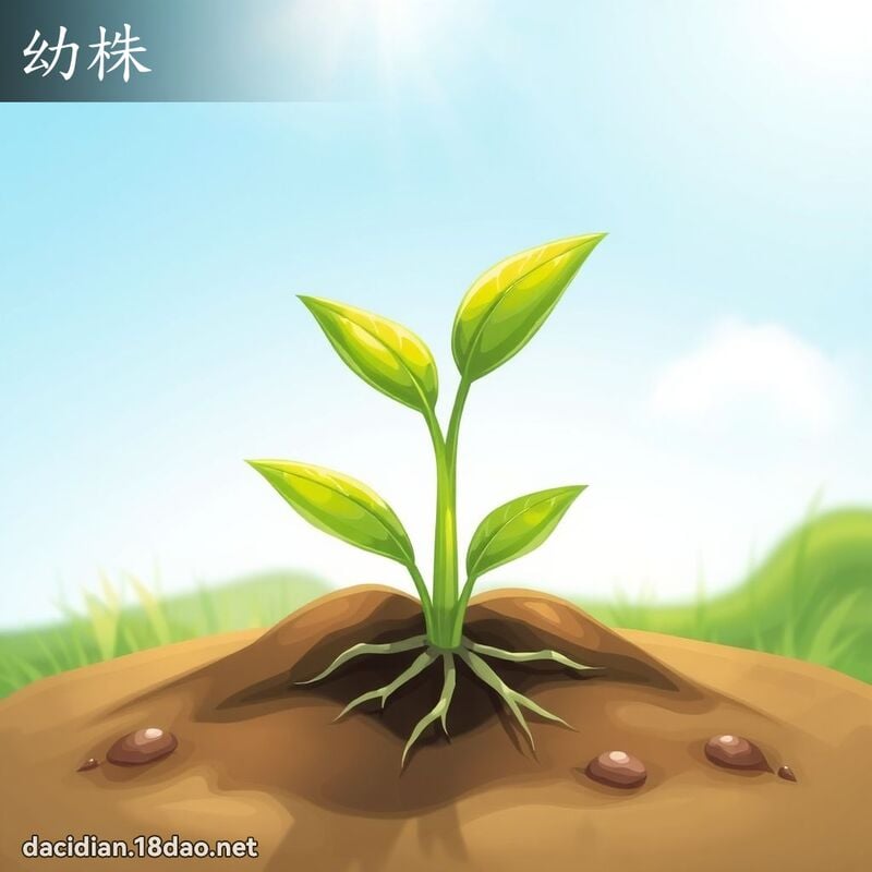 幼株 - 國語大辭典配圖