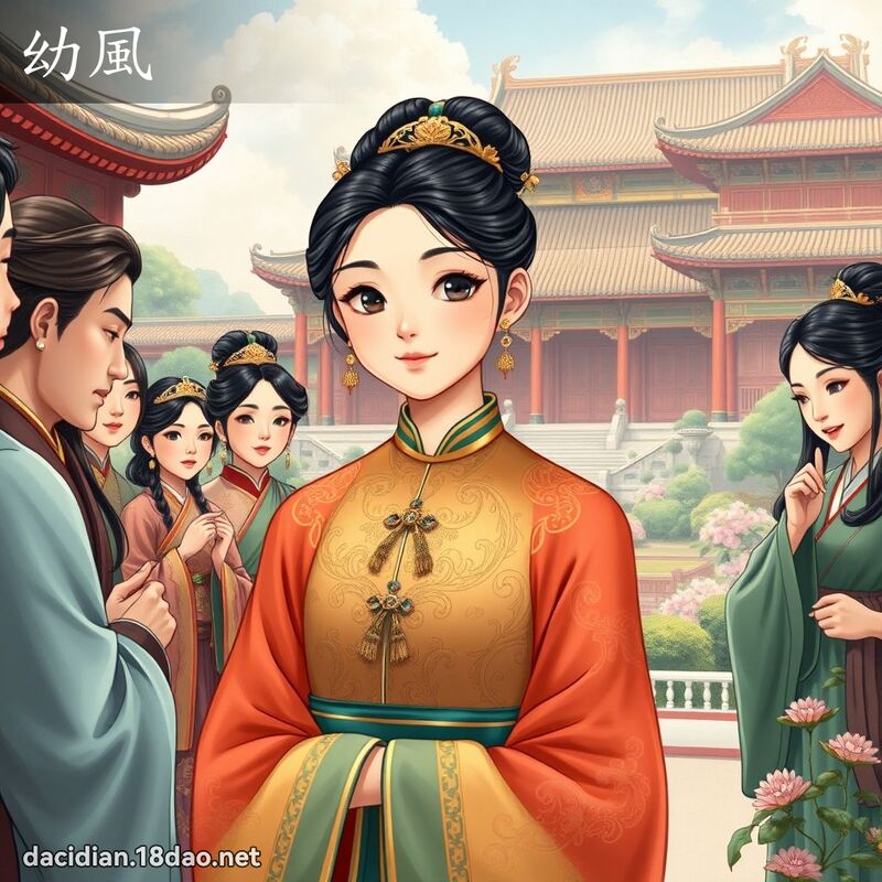 幼风 - 国语大辞典配图