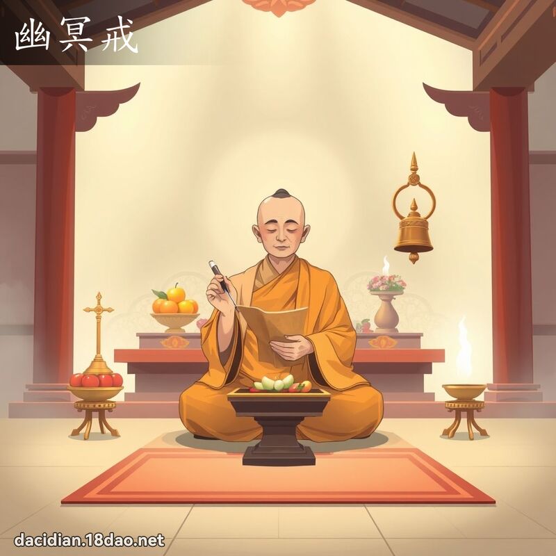 幽冥戒 - 国语大辞典配图