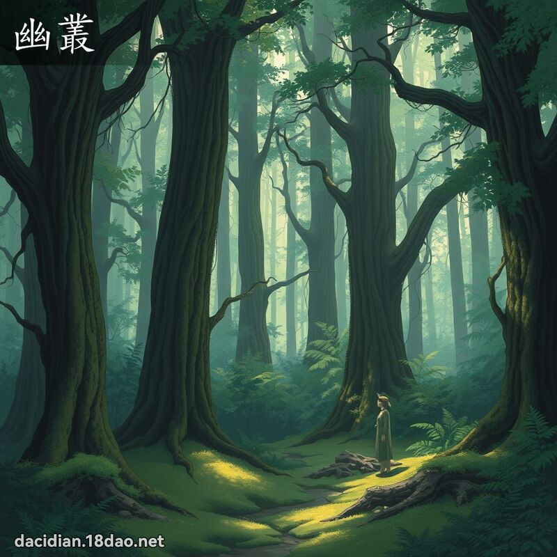 幽叢 - 國語大辭典配圖