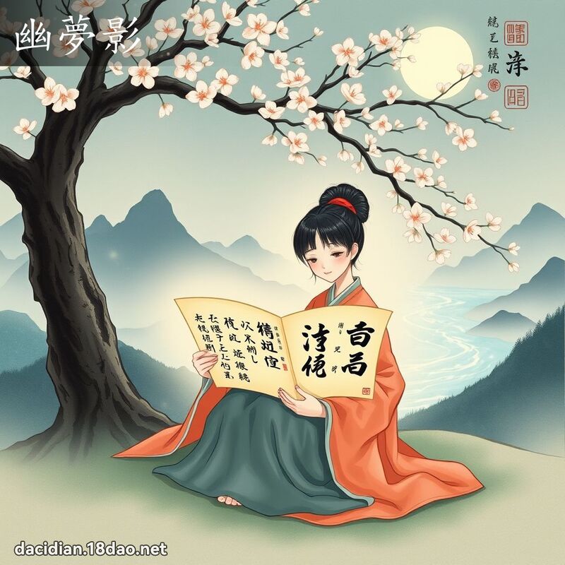 幽夢影 - 國語大辭典配圖