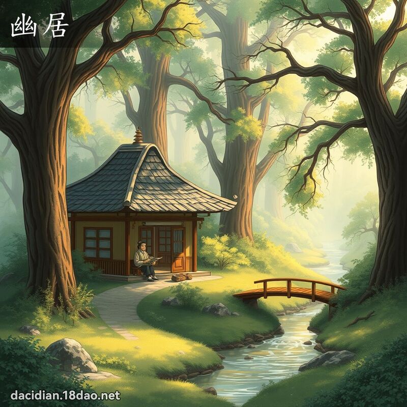 幽居 - 国语大辞典配图