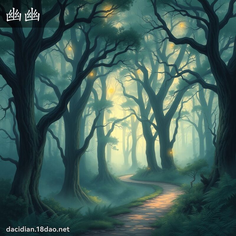 幽幽 - 國語大辭典配圖