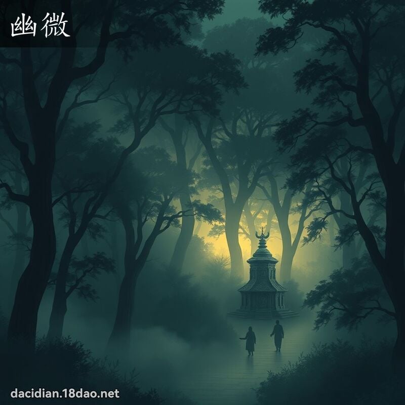 幽微 - 國語大辭典配圖