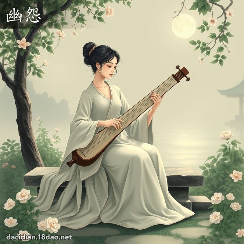 幽怨 - 国语大辞典配图