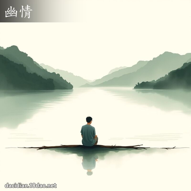 幽情 - 国语大辞典配图