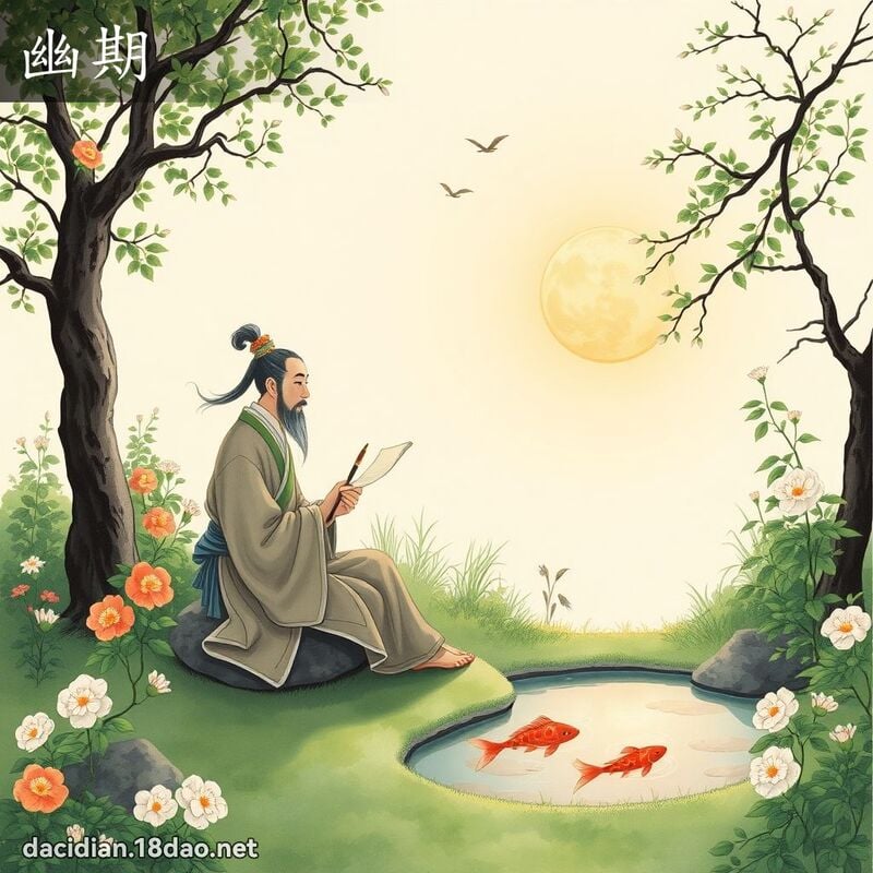 幽期 - 國語大辭典配圖