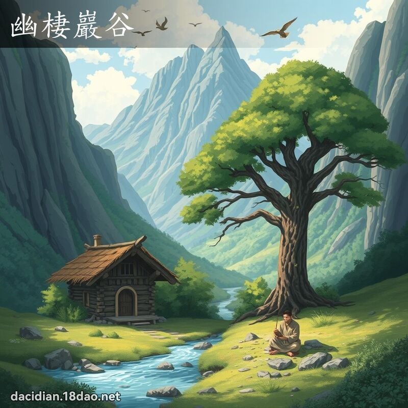 幽棲巖谷 - 國語大辭典配圖