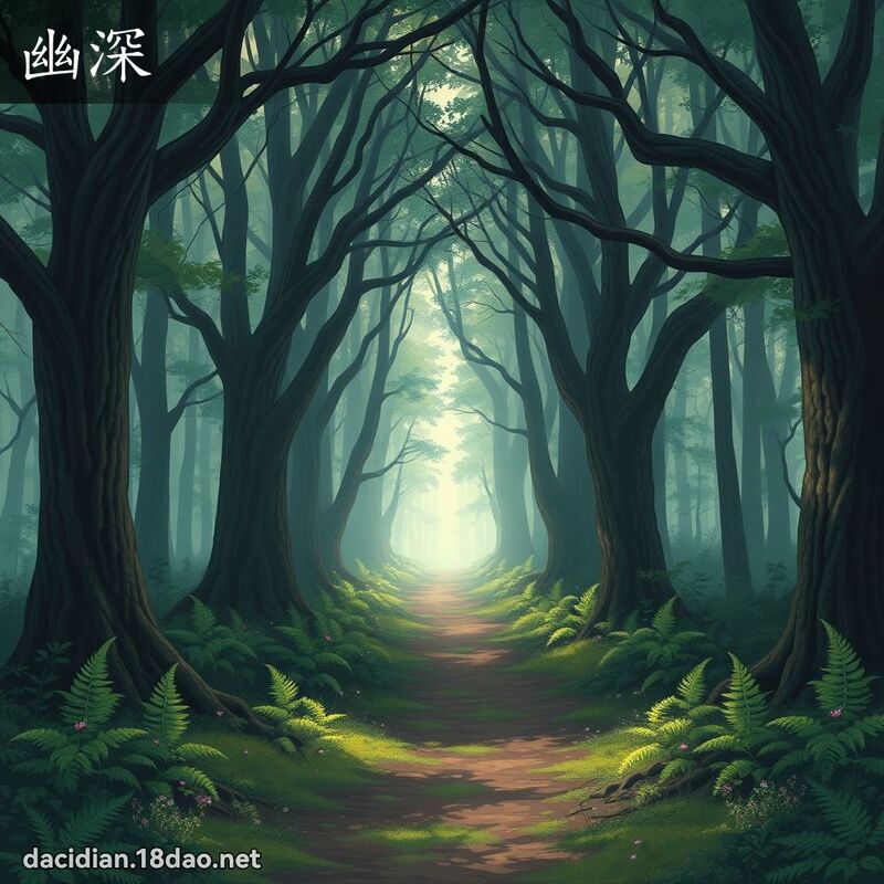 幽深 - 国语大辞典配图