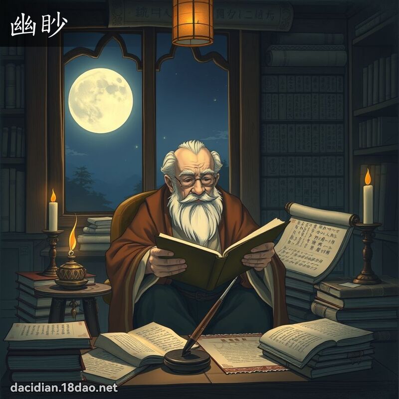 幽眇 - 國語大辭典配圖