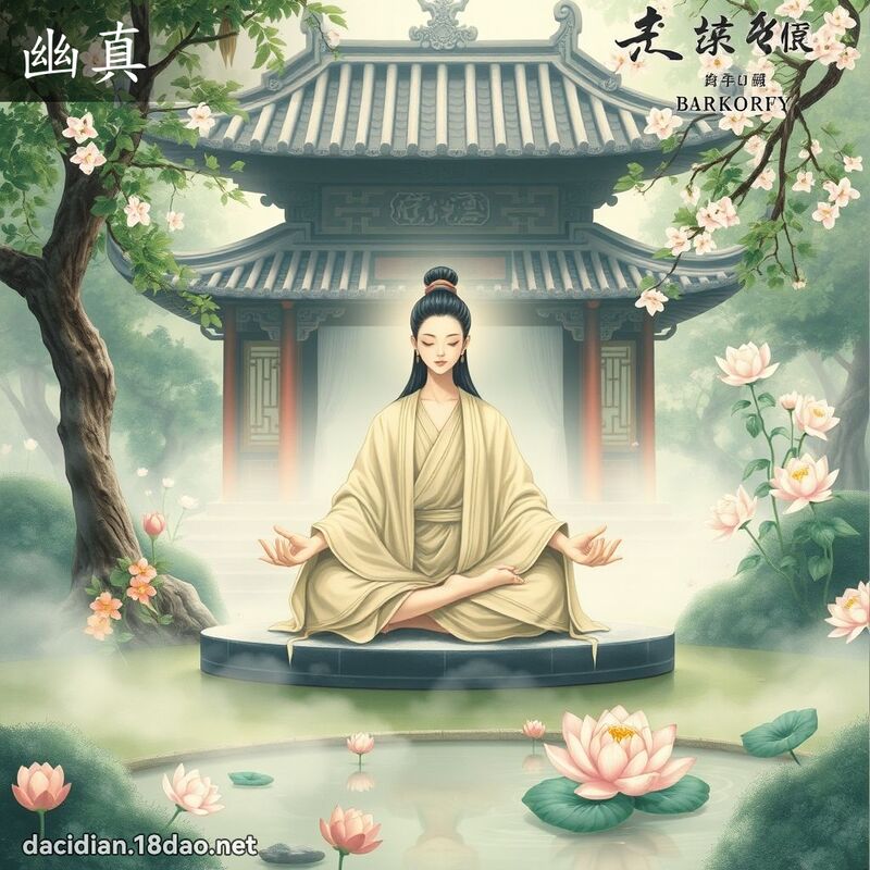幽真 - 国语大辞典配图