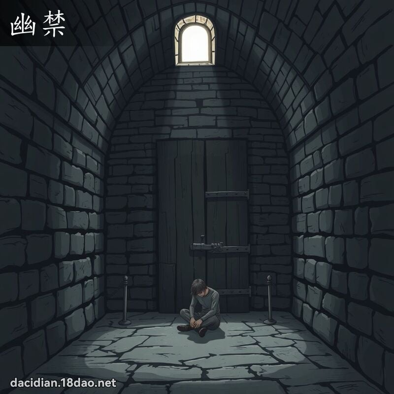 幽禁 - 国语大辞典配图