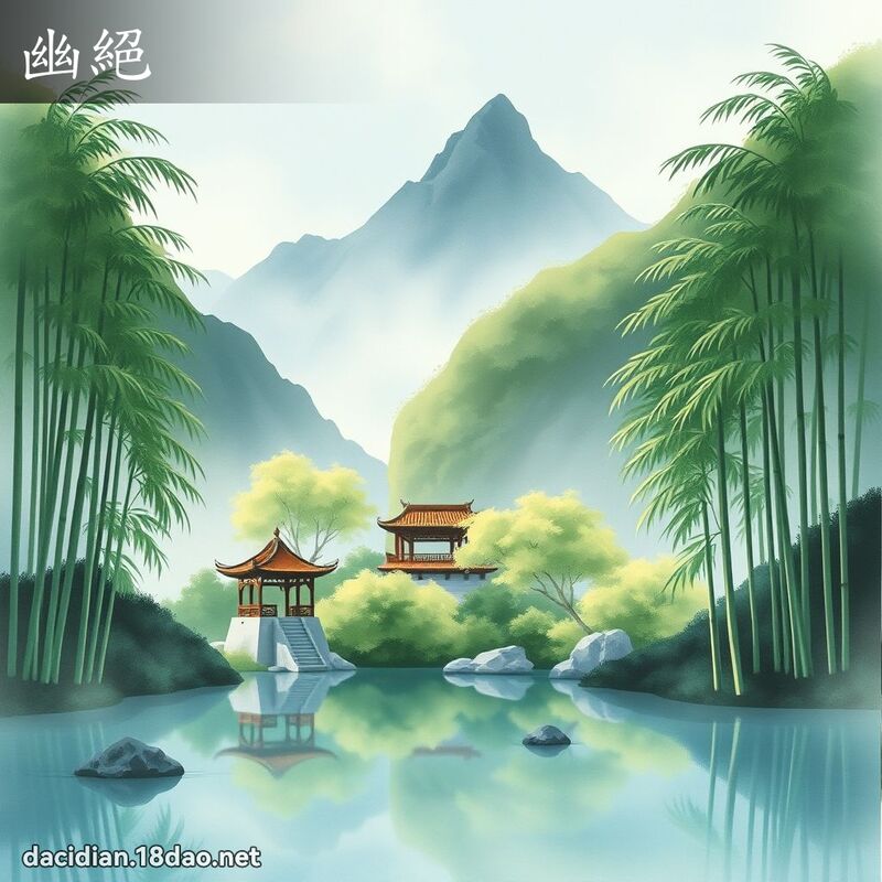 幽絕 - 國語大辭典配圖
