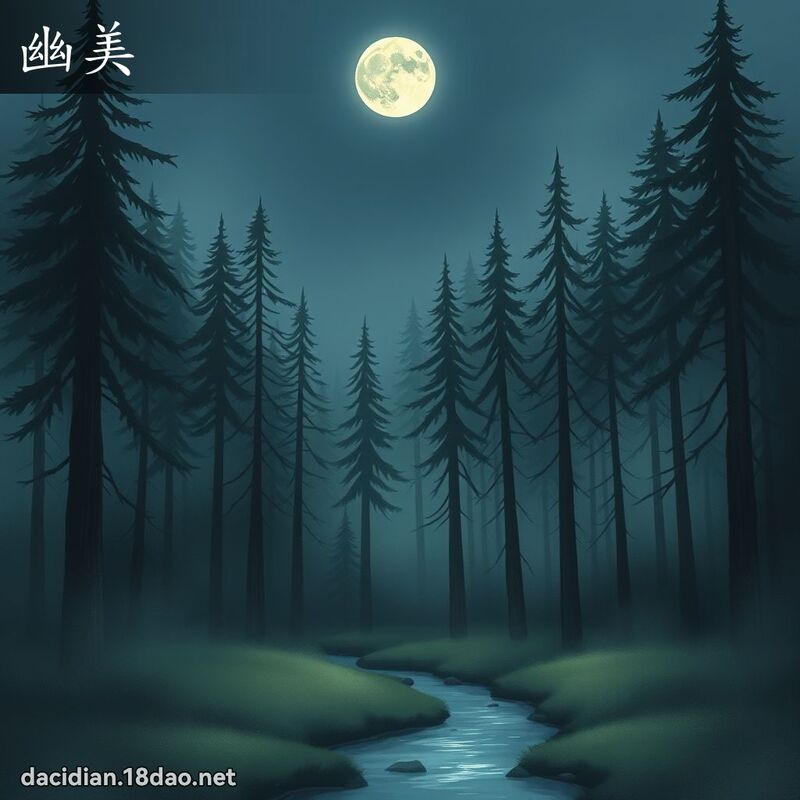 幽美 - 國語大辭典配圖
