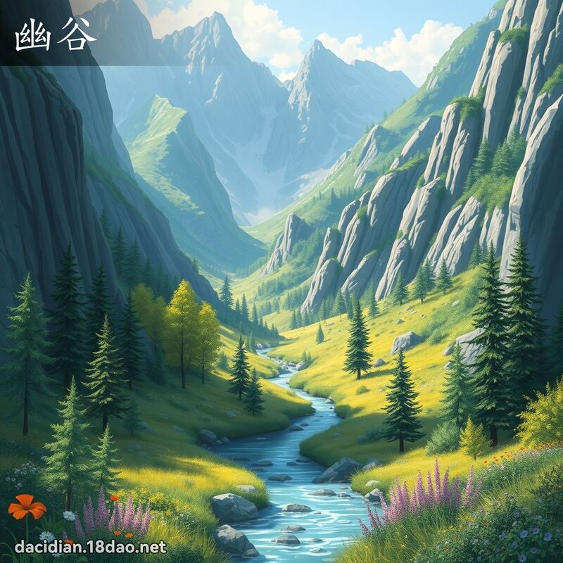 幽谷 - 国语大辞典配图