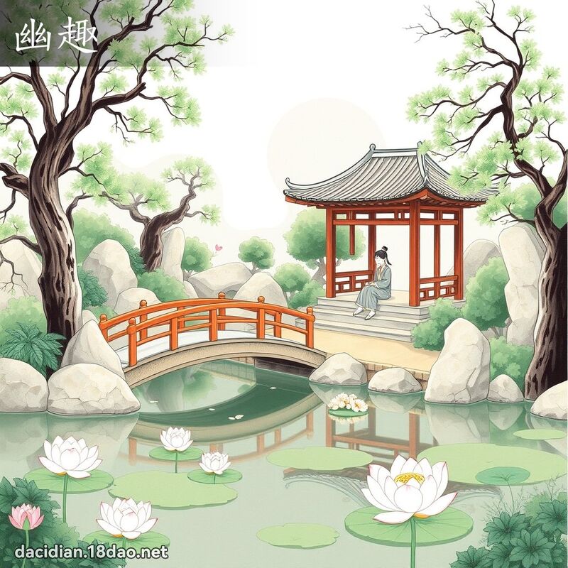 幽趣 - 国语大辞典配图
