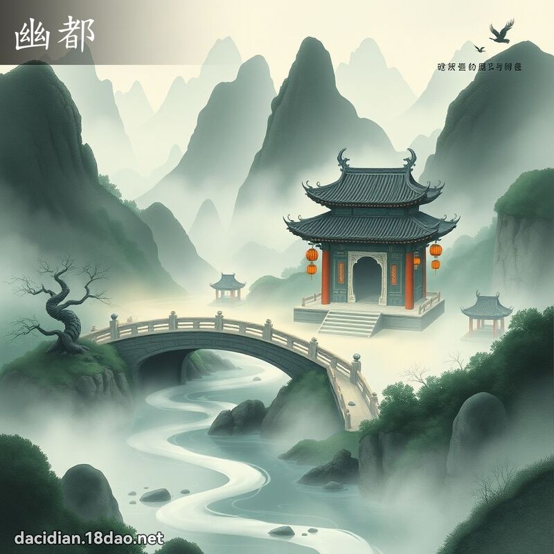 幽都 - 國語大辭典配圖