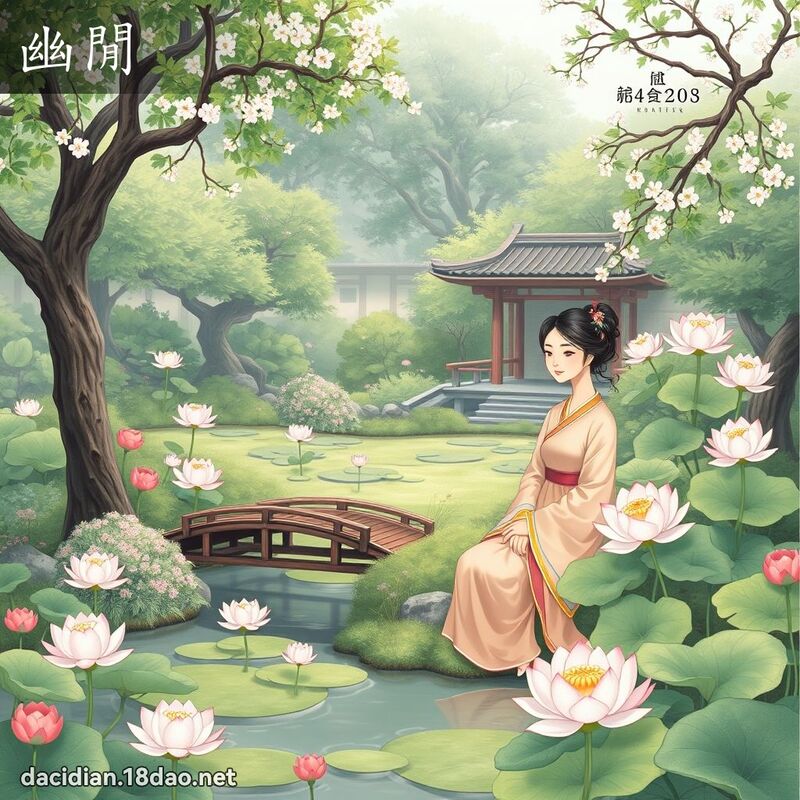幽閒 - 國語大辭典配圖