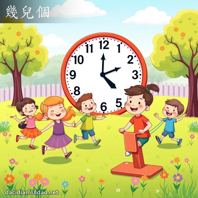 幾兒個 - 國語大辭典配圖