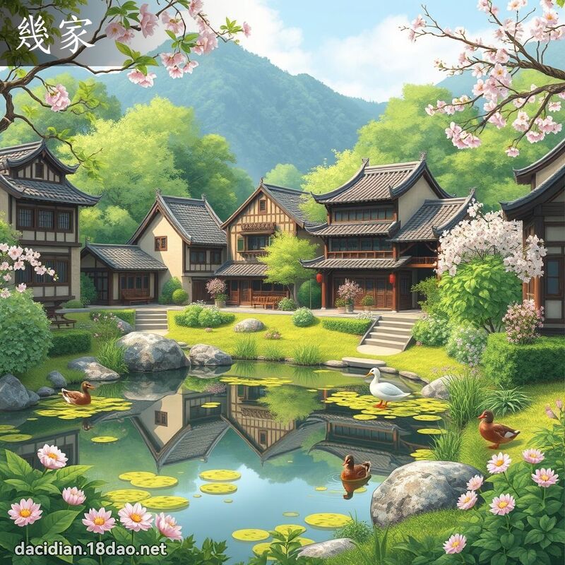 几家 - 国语大辞典配图