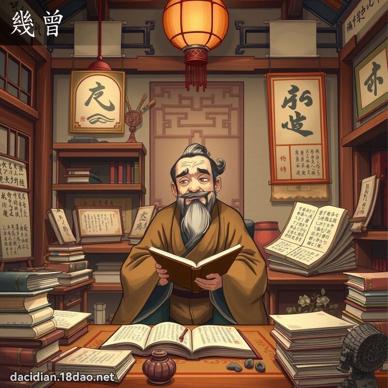 几曾 - 国语大辞典配图