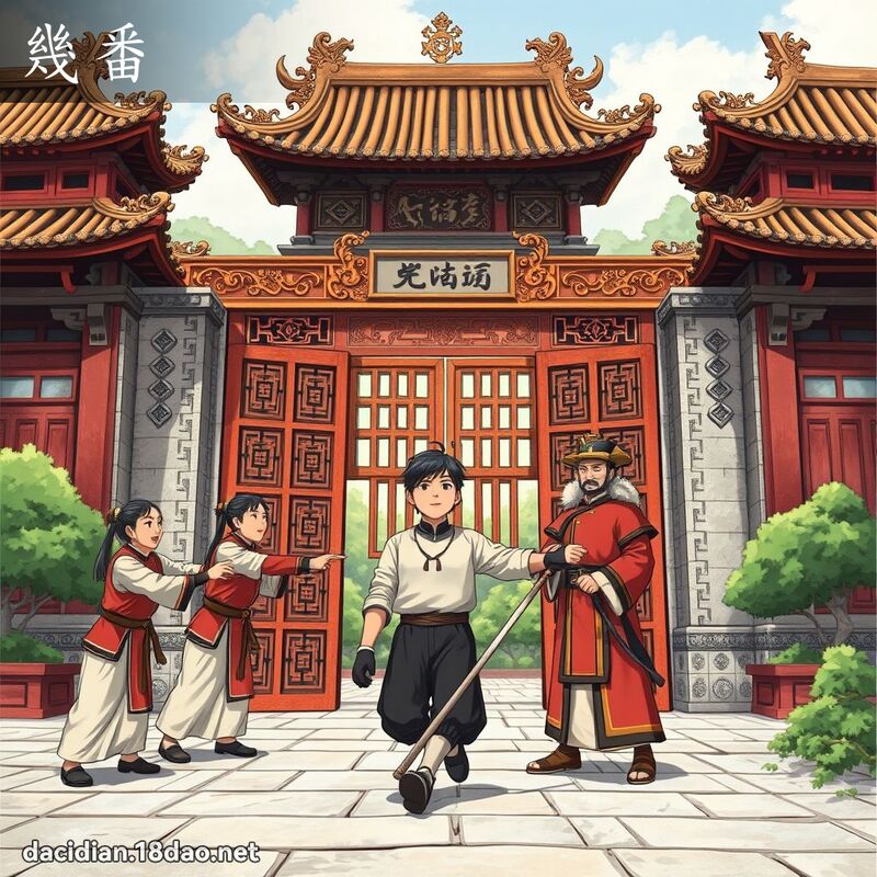 几番 - 国语大辞典配图