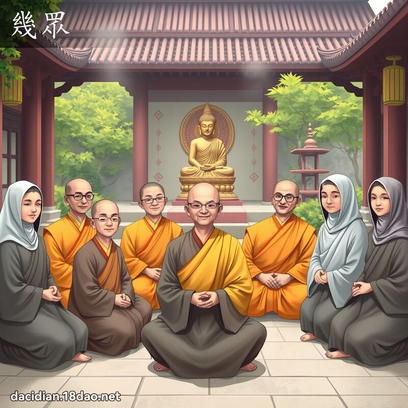 几眾 - 国语大辞典配图