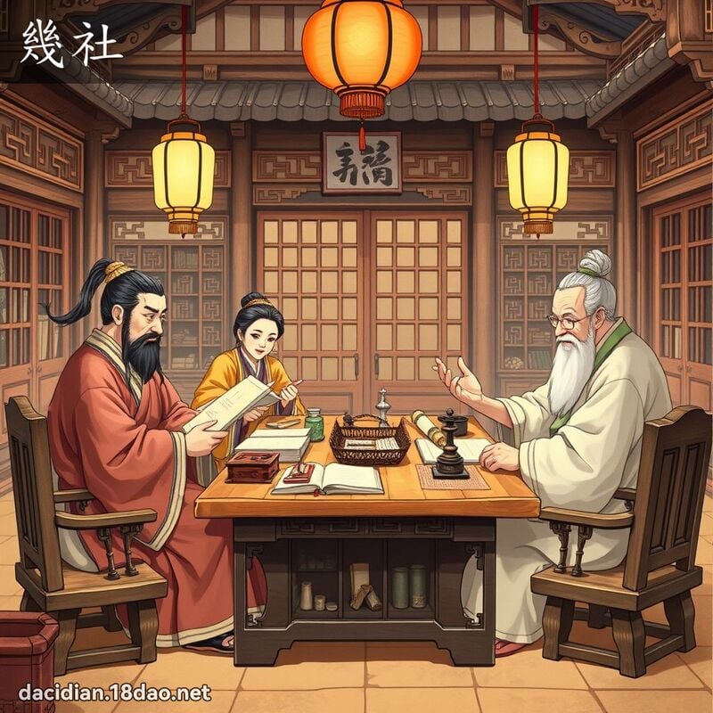 幾社 - 國語大辭典配圖