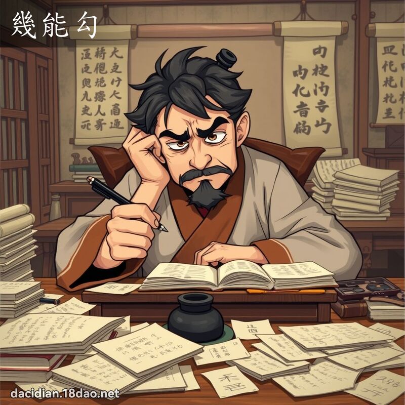 幾能勾 - 國語大辭典配圖