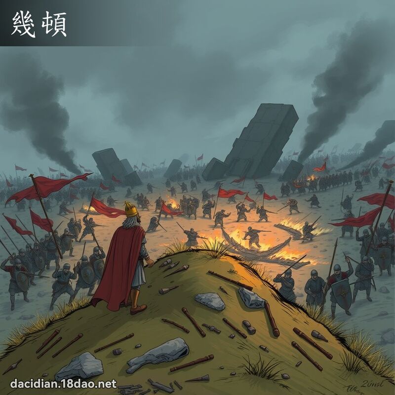 几顿 - 国语大辞典配图
