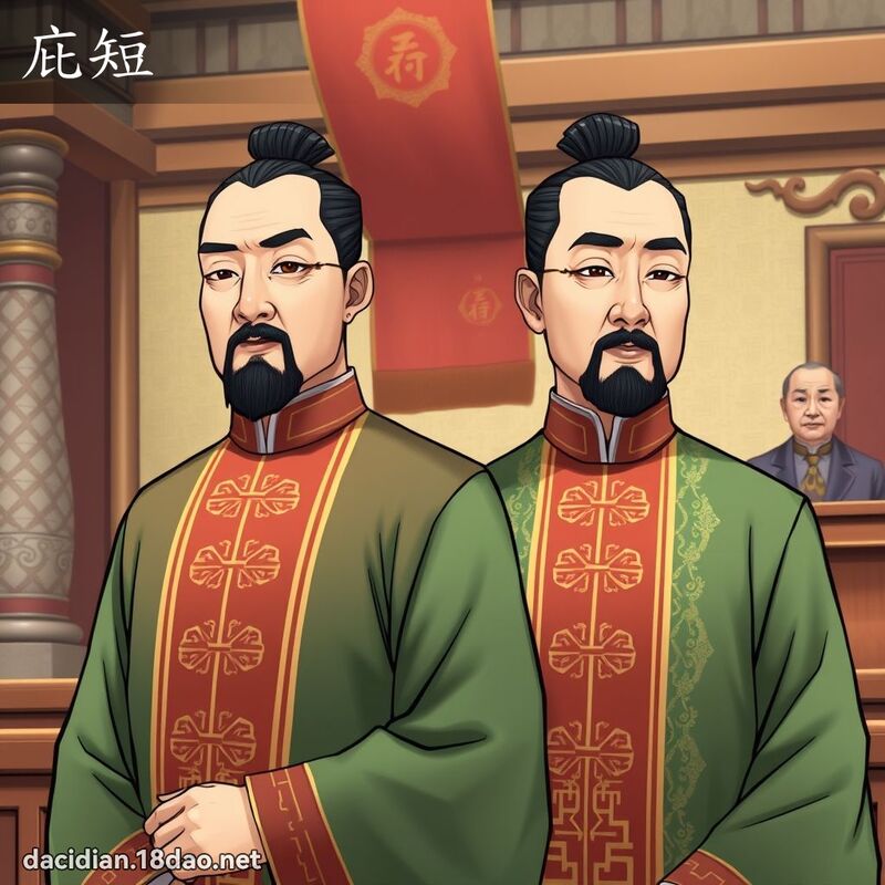 庇短 - 国语大辞典配图