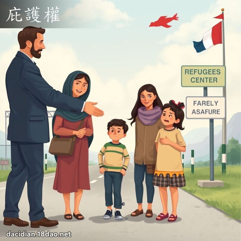 庇护权 - 国语大辞典配图