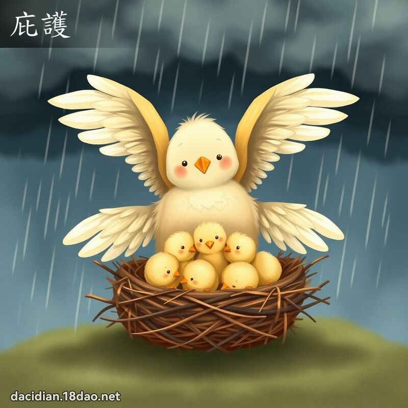 庇護 - 國語大辭典配圖