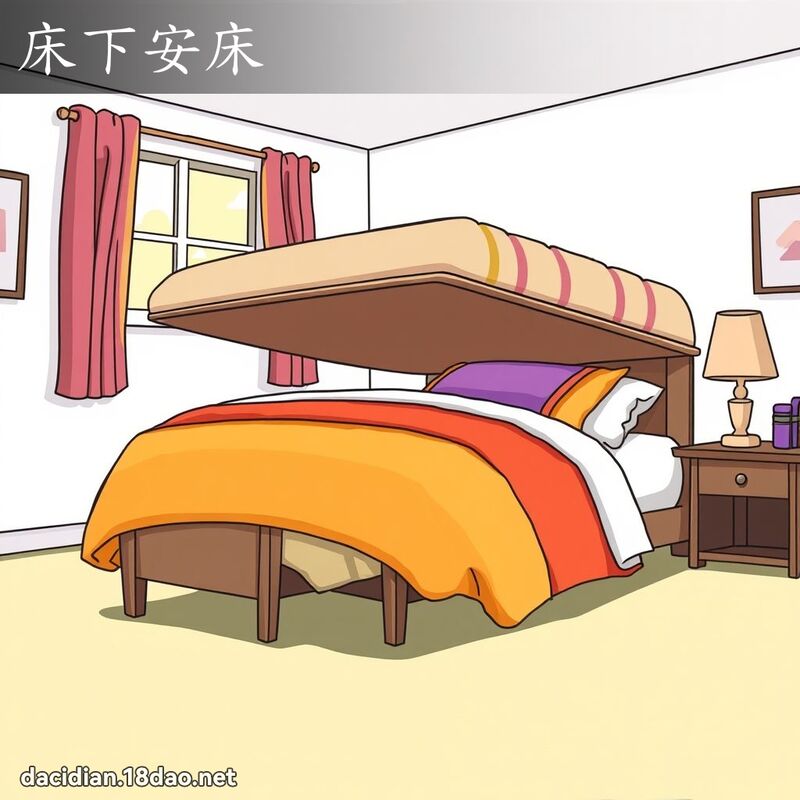 床下安床 - 国语大辞典配图