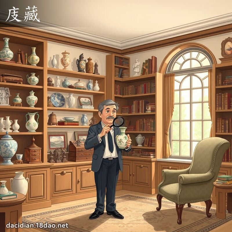 庋藏 - 国语大辞典配图