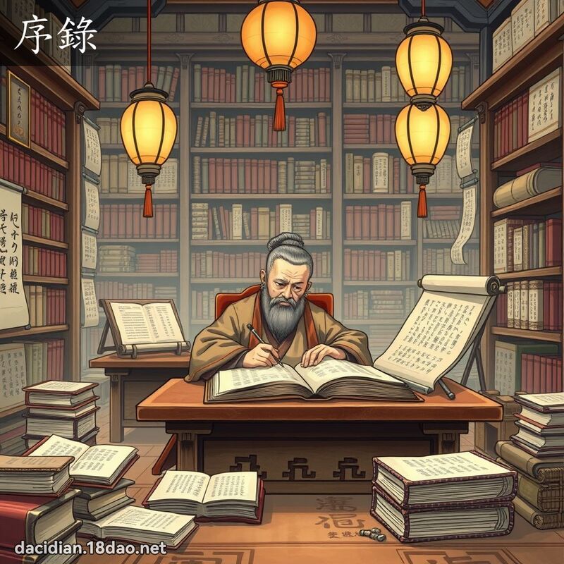 序录 - 国语大辞典配图