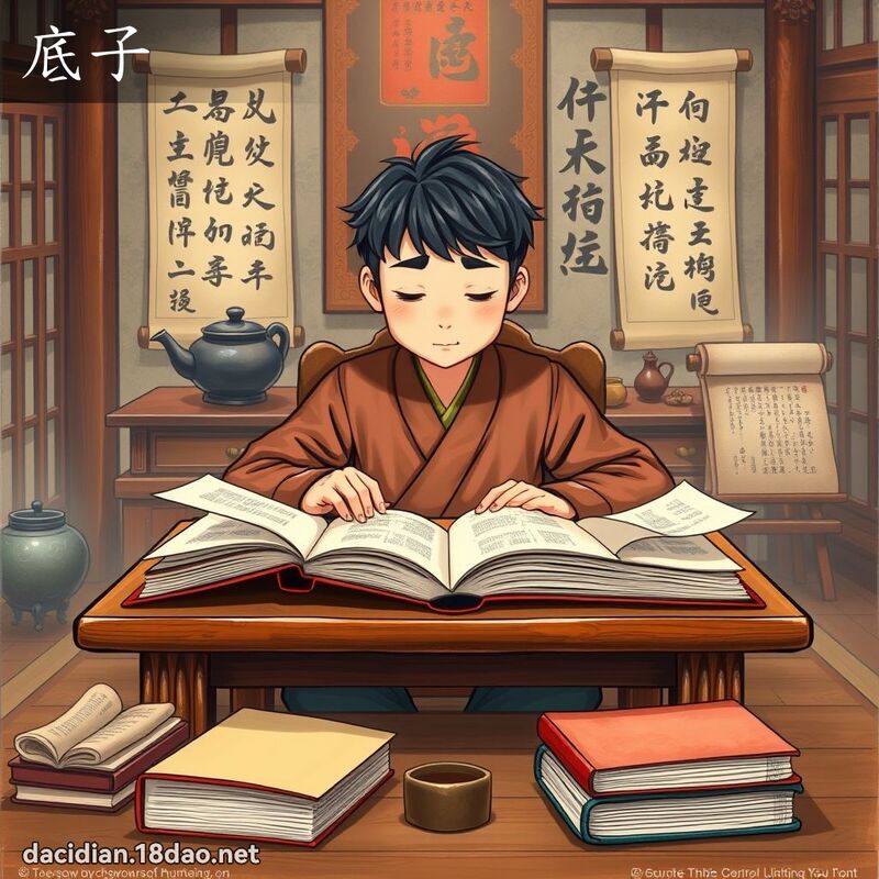 底子 - 國語大辭典配圖