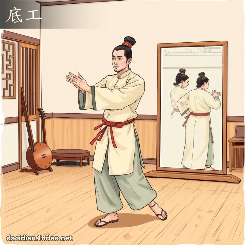 底工 - 國語大辭典配圖