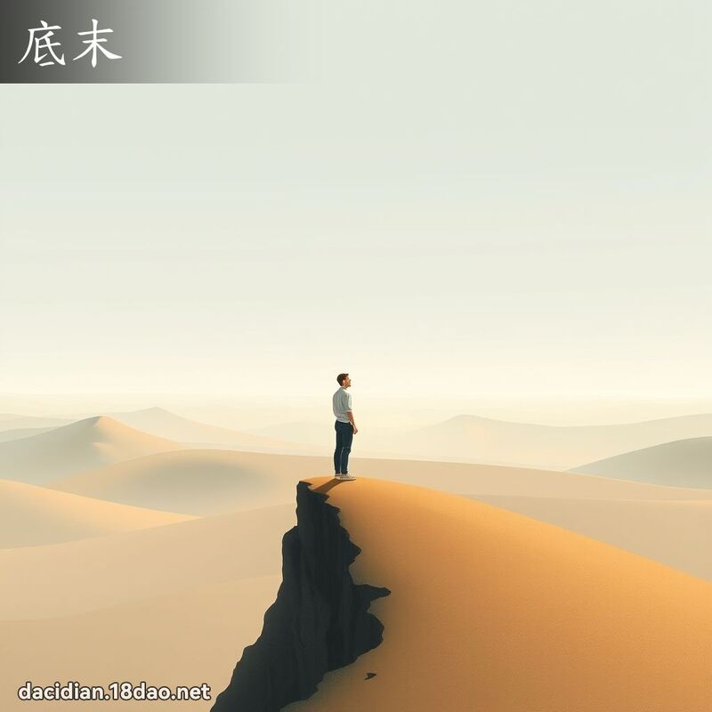 底末 - 国语大辞典配图