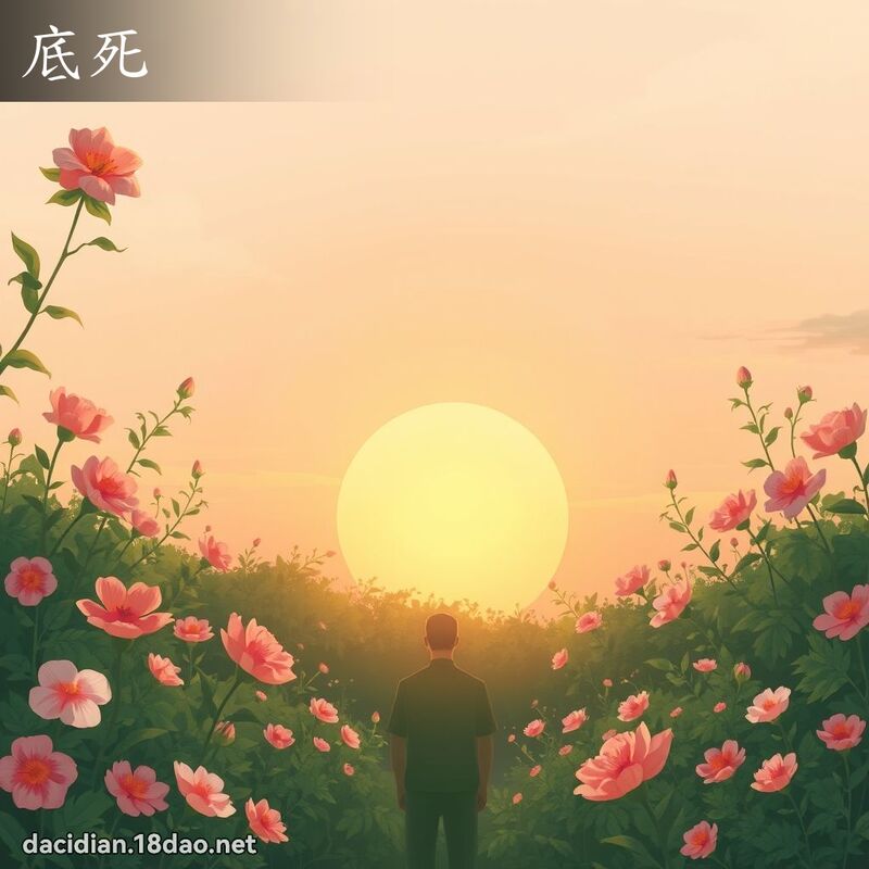 底死 - 國語大辭典配圖