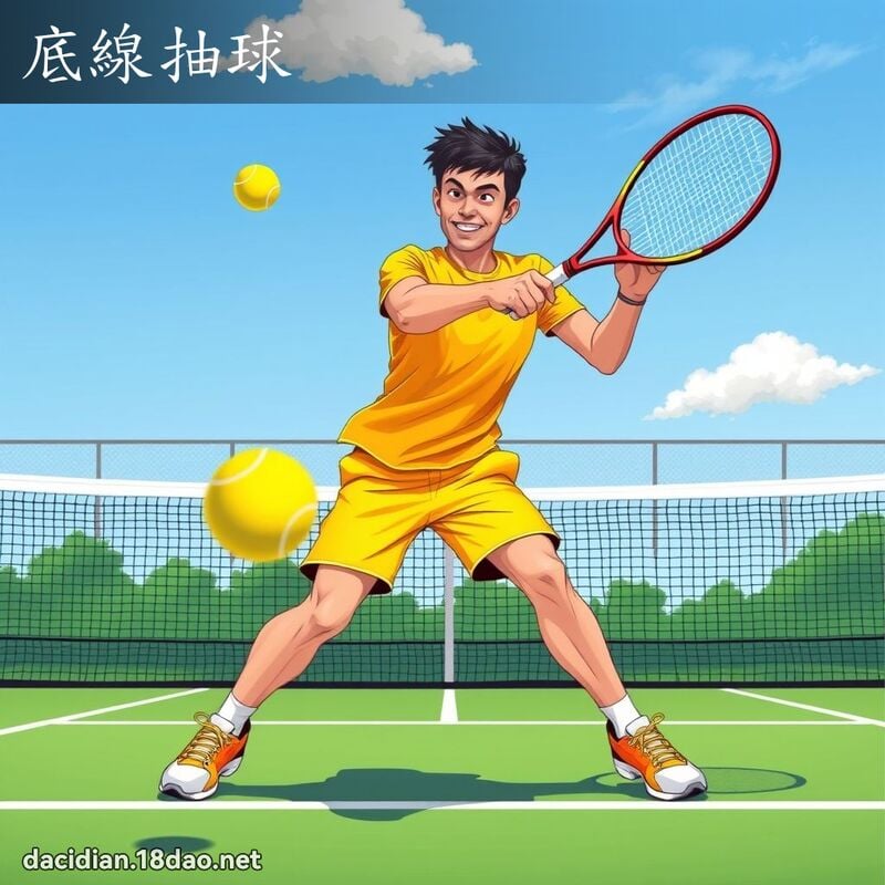 底線抽球 - 國語大辭典配圖